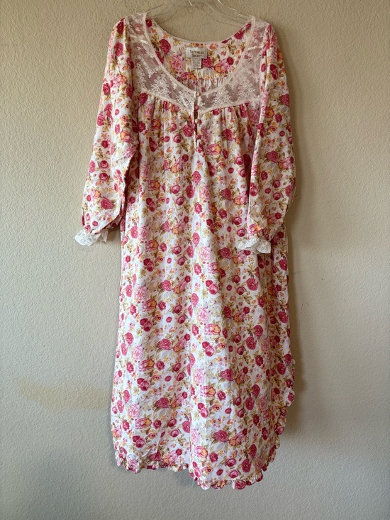 Victoria's Secret Other - Victoria's Secret Vintage Gold Label Floral Lace Nightgown P/S